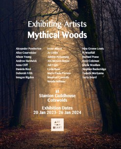 Mythical Woods_Exhibitin Artists Poster